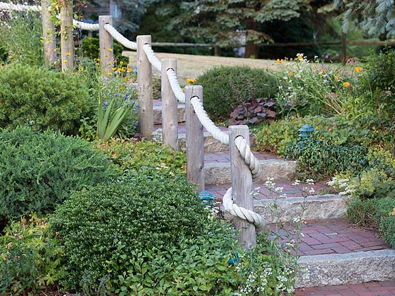 Walkway with steps