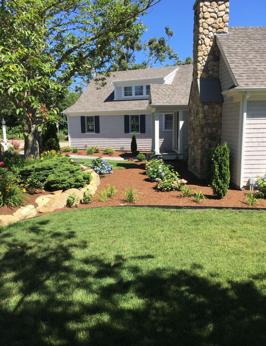 Perley Front Foundation Plantings Cape Cod Landscape